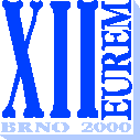 XII EUREM, Brno 2000